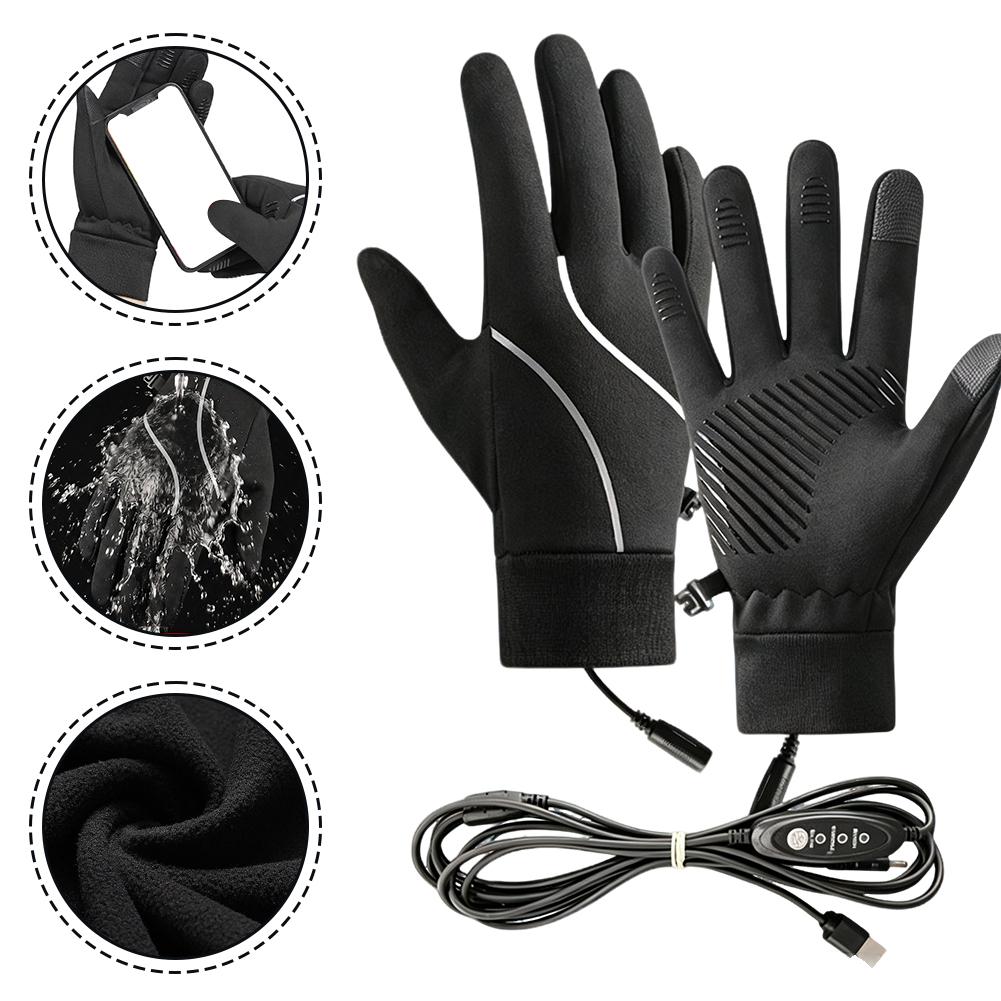 Heat Resistant Glove - قفازات شتوية قابلة للشحن مع تدفئة