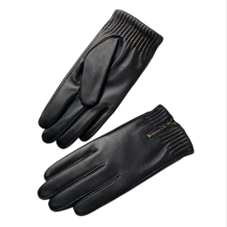 قفازات شتوية سميكة ودافئة بتصم - مراجعة Leather Driving Glove وسعره
