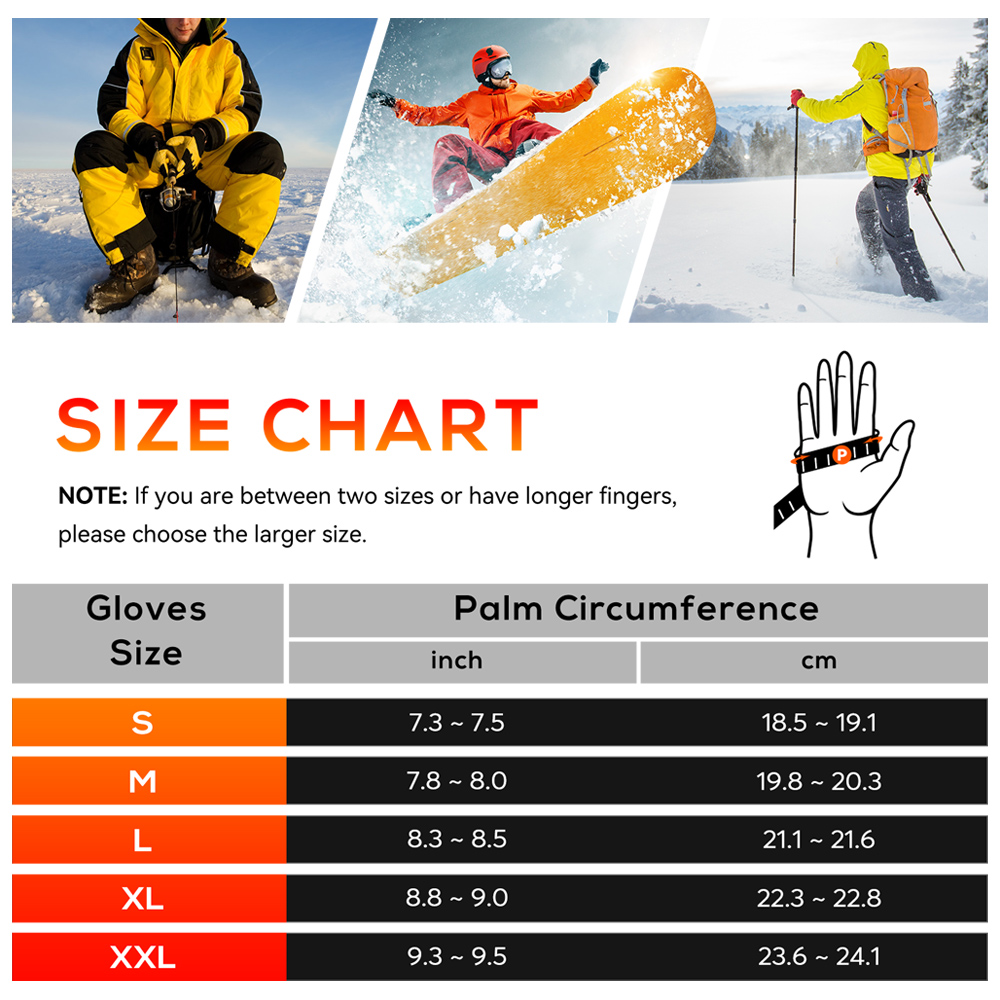 قفازات تزلج 2023 مقاومة للماء، - مراجعة Ski Glove Waterproof وسعره