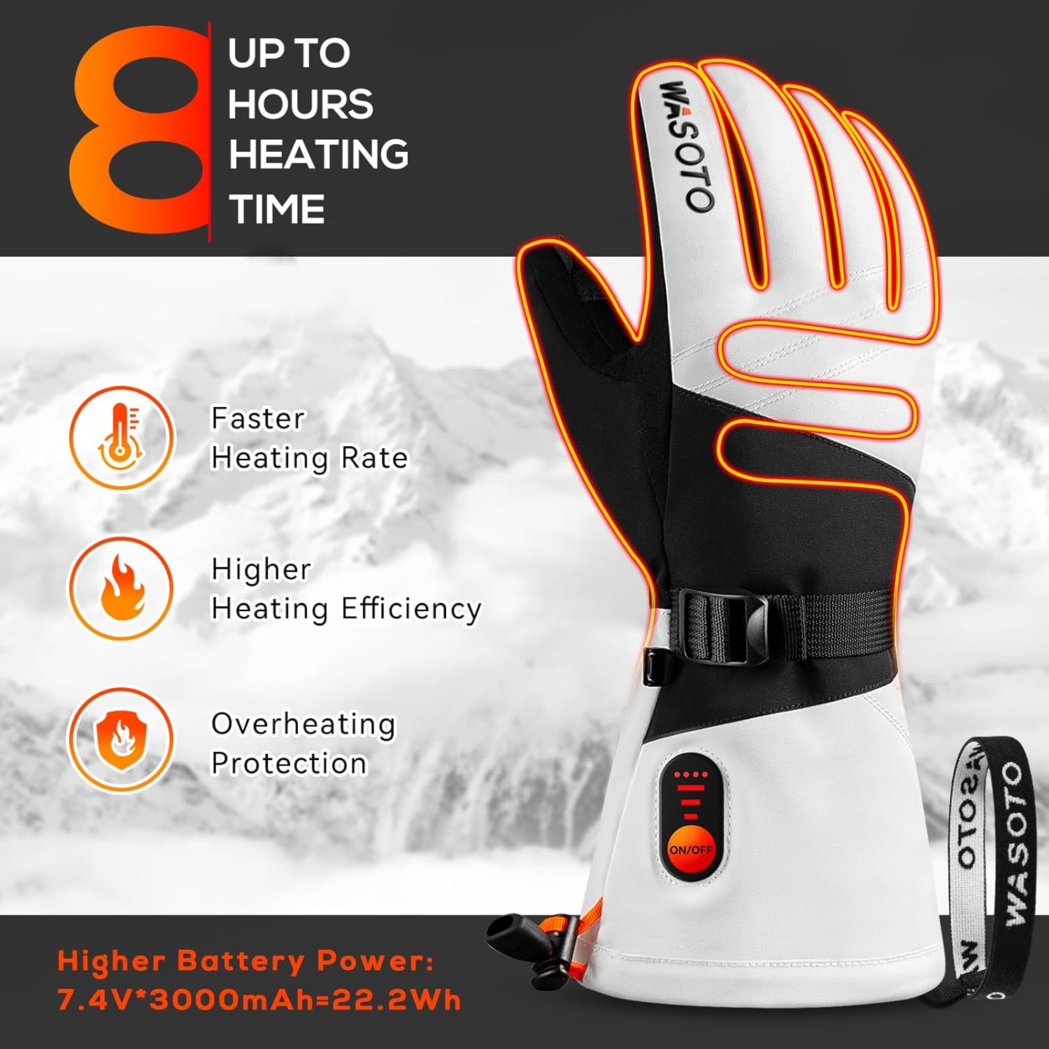 قفازات تزلج احترافية قابلة لإع - مراجعة Ski Glove Waterproof وسعره