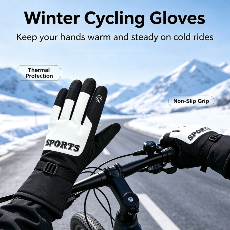 قفازات شتوية للدراجات النارية، - مراجعة Ski Glove Waterproof وسعره