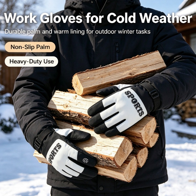 قفازات شتوية للدراجات النارية، - مراجعة Ski Glove Waterproof وسعره